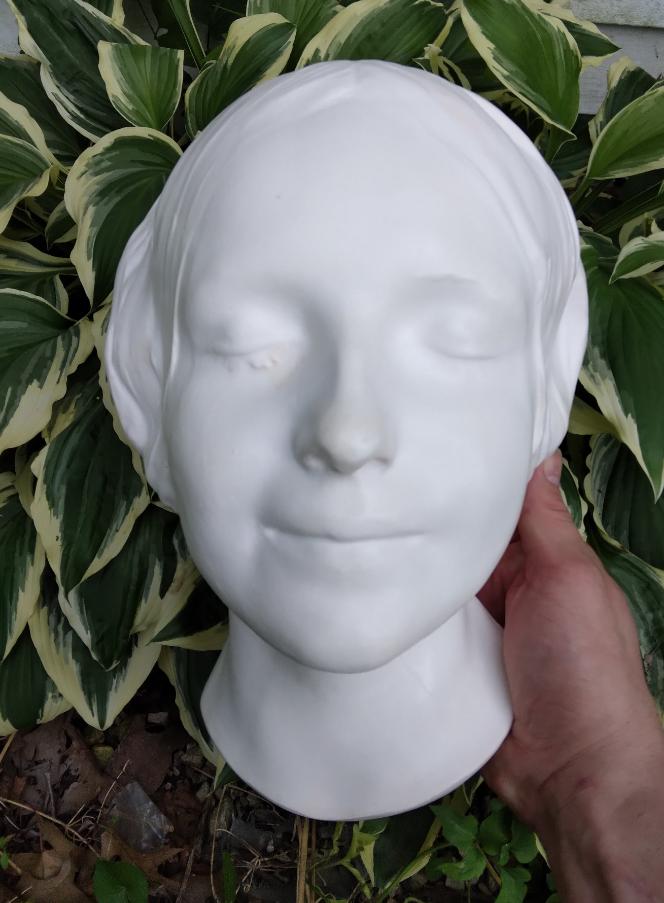 L'Inconnue de la Seine Face Cast Life Mask (Lifesize) Death mask life cast (Resin cast)